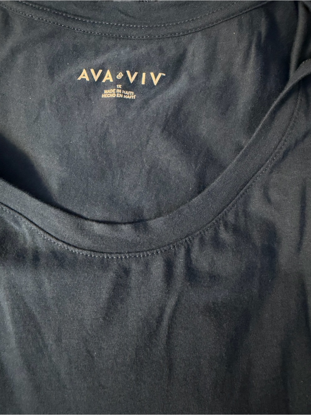 Ava & viv short sleeve crew neck